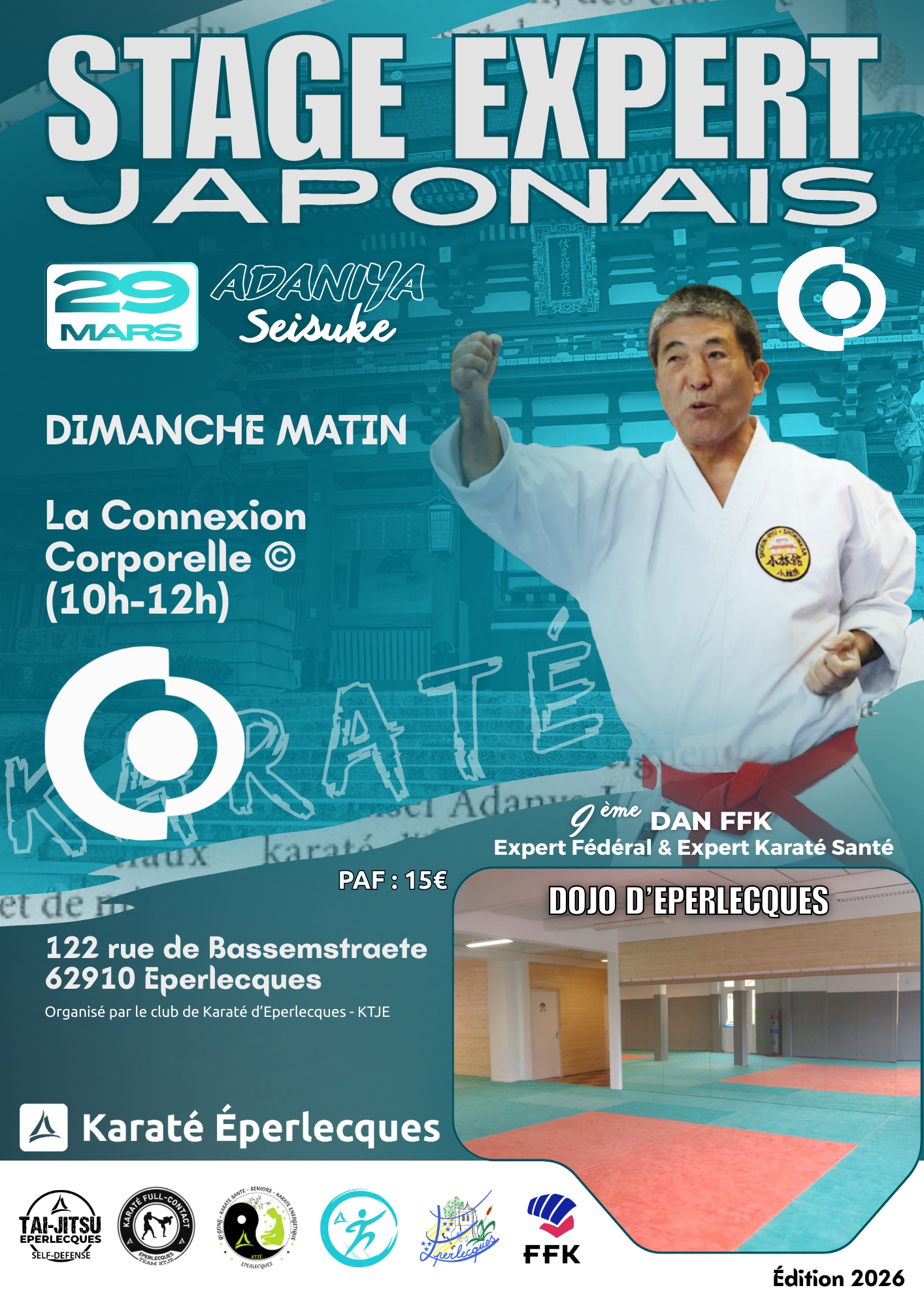 Affiche de l'entraînement